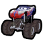 One of Monster McQueen's icons from Cars: The Videogame