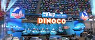 The Dinoco Tent in Cars.