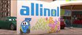 Globie on a poster for Allinol.