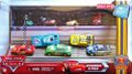 2010 release with Lightning McQueen, Chick Hicks, Slider Petrolski, Houser Boon, The King, Dash Boardman, Tim Rimmer and Timothy Twostroke