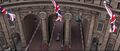 Max Schnell and Nigel Gearsley exiting the Admiralty Arch