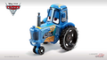 Racing tractor diecast