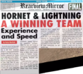 Hornet & Lightning A Winning Team - Experience and Speed