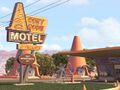 Cozy Cone Motel in day