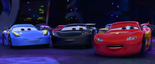 With Fernando and McQueen in the Spanish version of Cars 2.