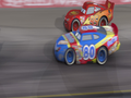 Racing with Lightning McQueen