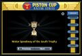 Speedway trophy in The World Of Cars Online