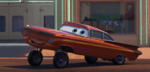 his new look in the cars on the road trailer