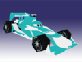 Cyan F1 Racer (Cars 2: The Video Game (DS))